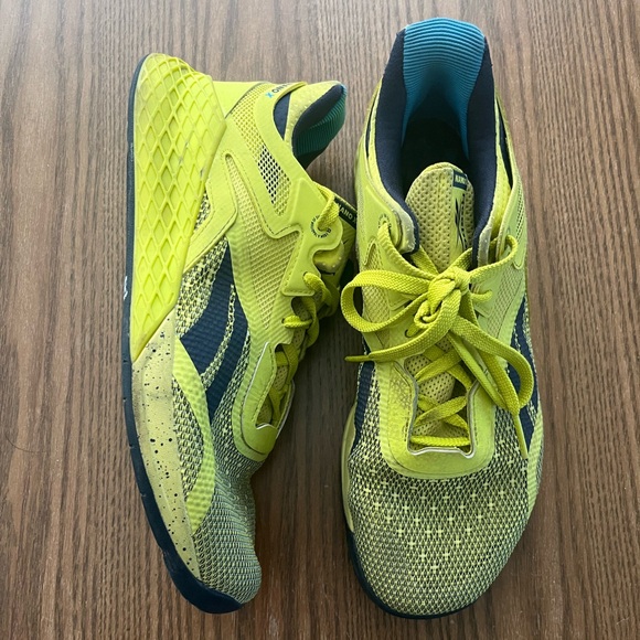 Reebok Nano X Men’s size 8.5 yellow and blue - Picture 1 of 9